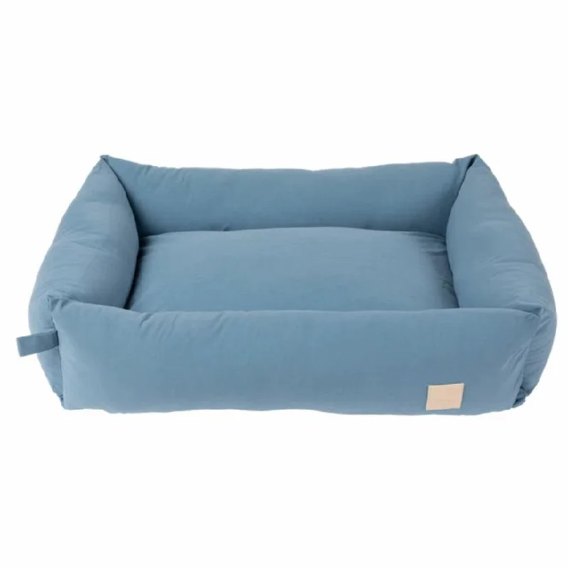 cat litter box self-cleaning FuzzYard Life Cotton Bed - French Blue