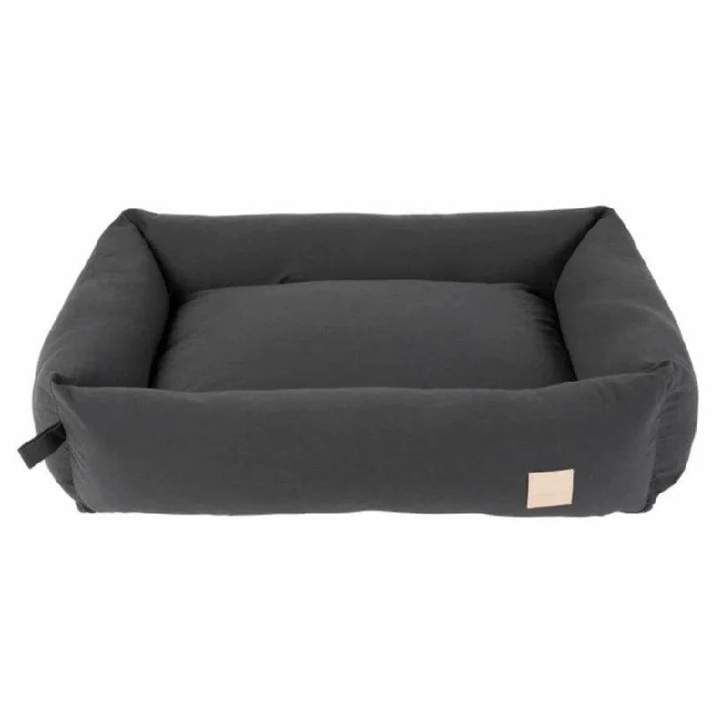 large breed dog food grain-free FuzzYard Life Cotton Bed - Slate Grey