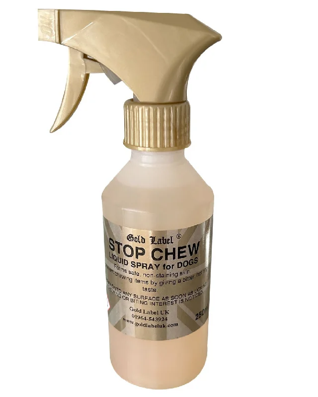 no-mess bird seed catcher tray Gold Label Canine Stop Chew Spray