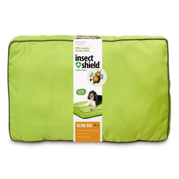 automatic dog feeder programmable Insect Shield Ultra Dog Bed Green Medium 36 Inch