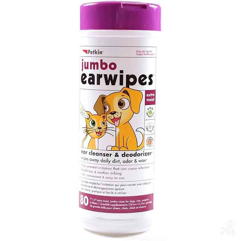 hamster bedding odor control Jumbo Earwipes(80 Wipes)