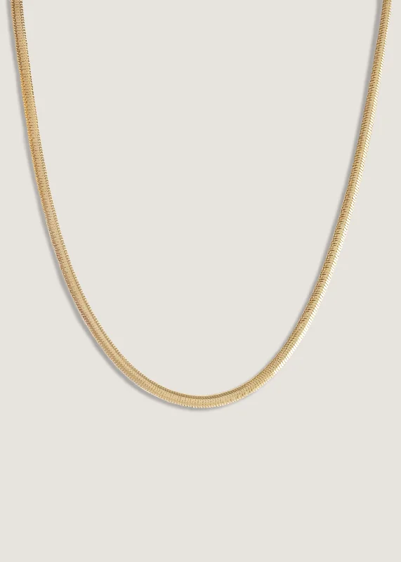 sterling silver herringbone chain Kismet Herringbone Chain Necklace