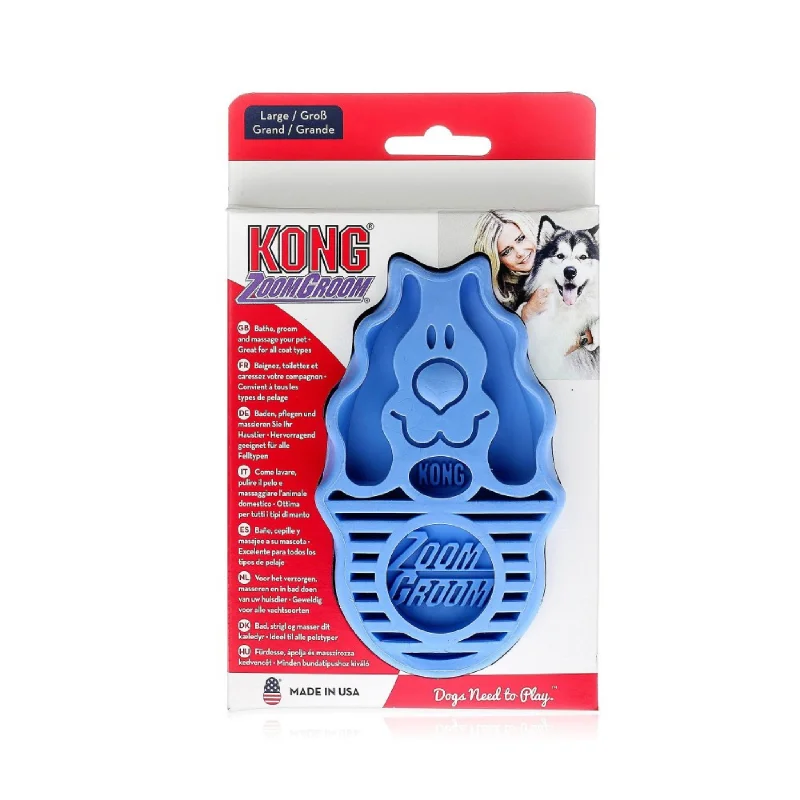 cat litter deodorizer natural Kong Dog Zoom Groom - Long Hair