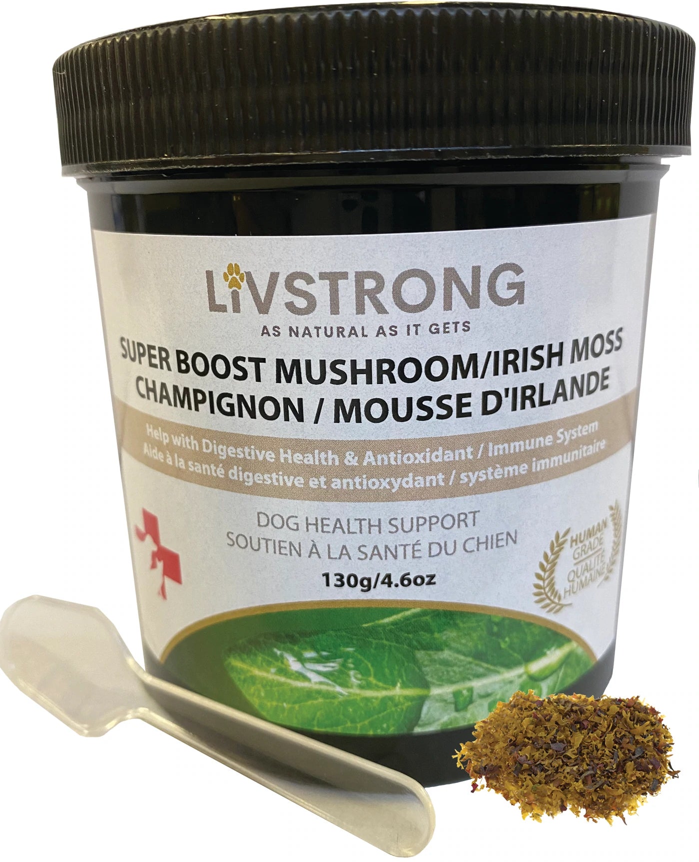 pet odor eliminator natural Livstrong Super Boost Mushroom/Irish Moss 130g