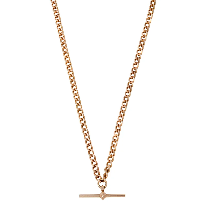 modern baguette diamond ring Long Curb Link Albert Chain