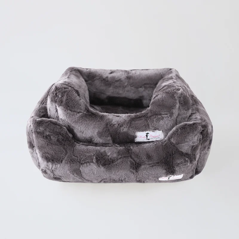 waterproof dog booties for hiking Luxe Dog Bed: Pewter