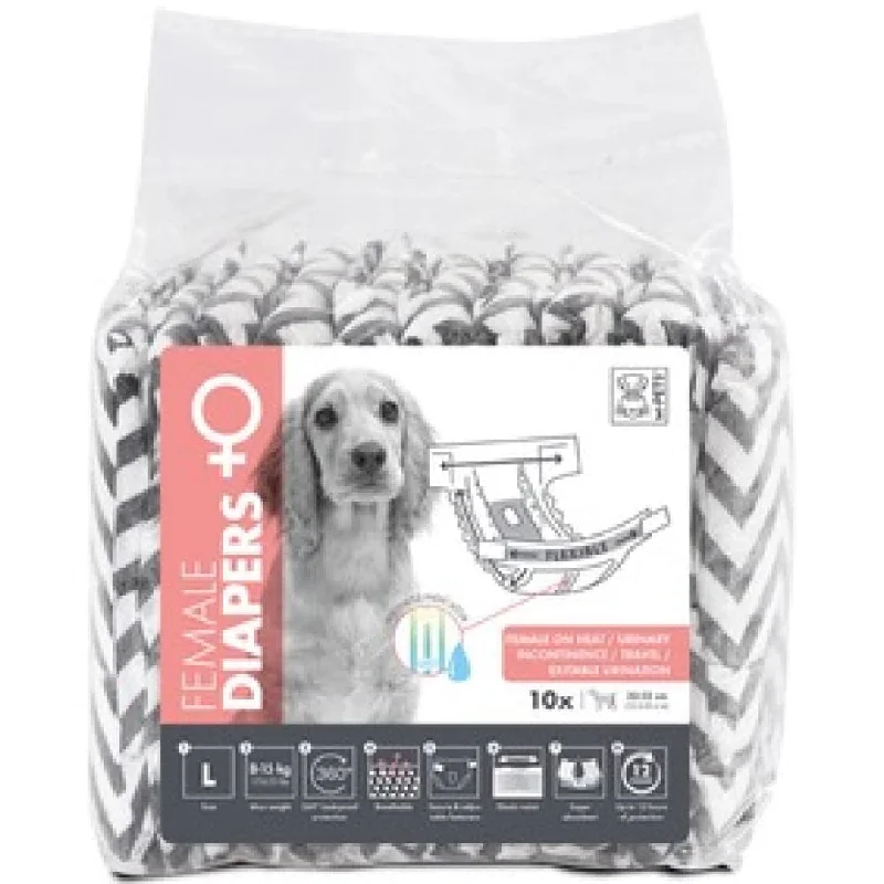 pet stairs for small dogs M Pets Diapers for Female Dogs (27.5x37cm)