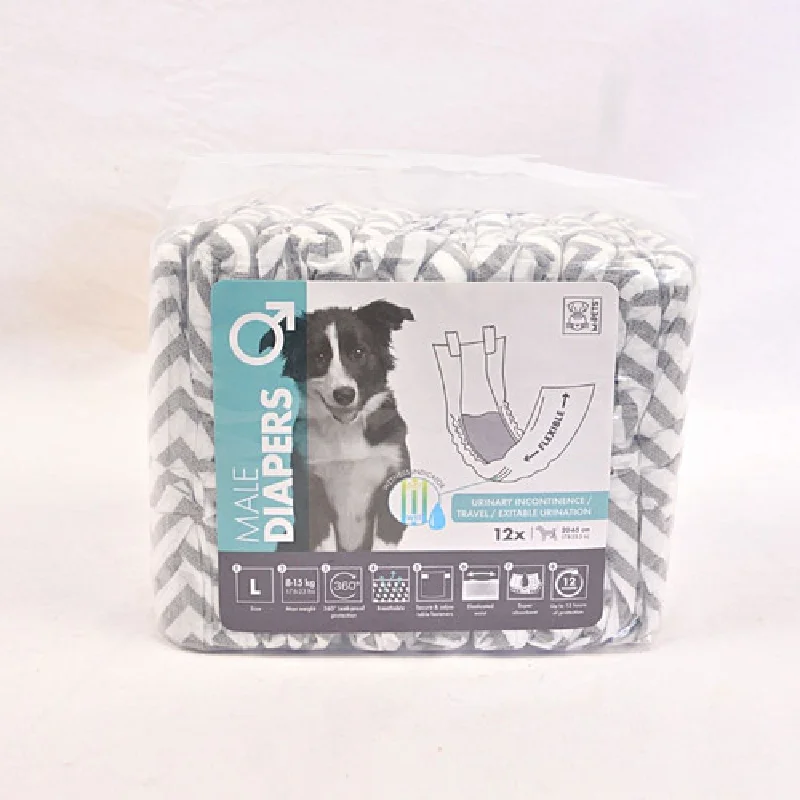 cat grooming gloves with deshedding M Pets Diapers for Male Dogs (20x65cm)
