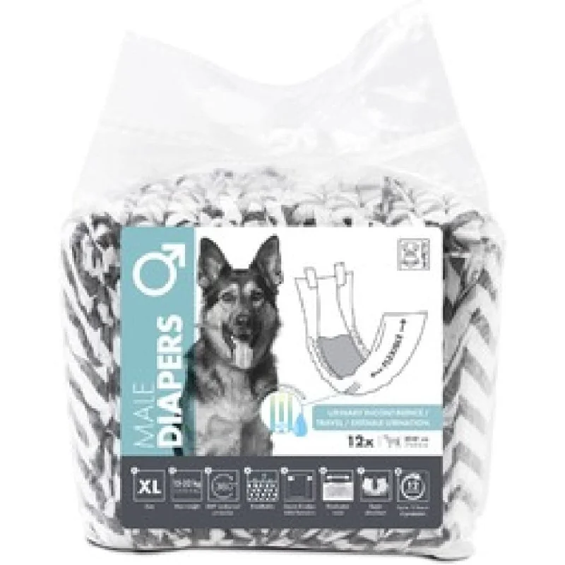 best dog shampoo for sensitive skin M Pets Diapers for Male Dogs (20x81cm)