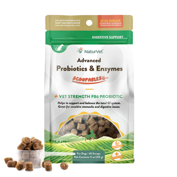 best betta fish water conditioner NaturVet Advanced Probiotics & Enzymes Scoopables for Dogs 11oz