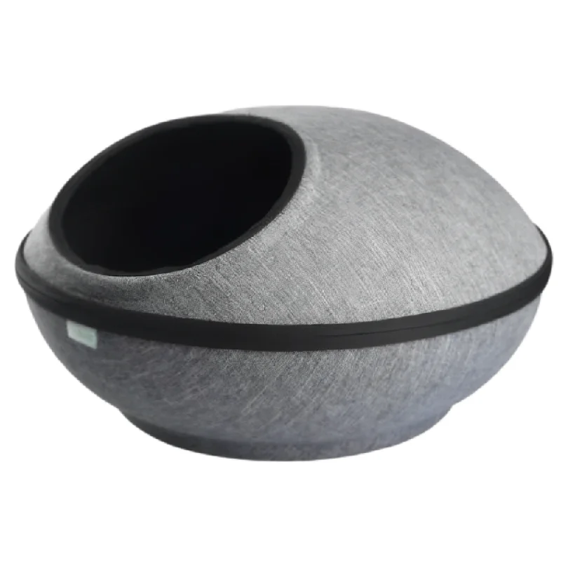 rabbit chew toys wooden Nutrapet Space Shuttle Pod Bed for Dogs and Cats (Grey)