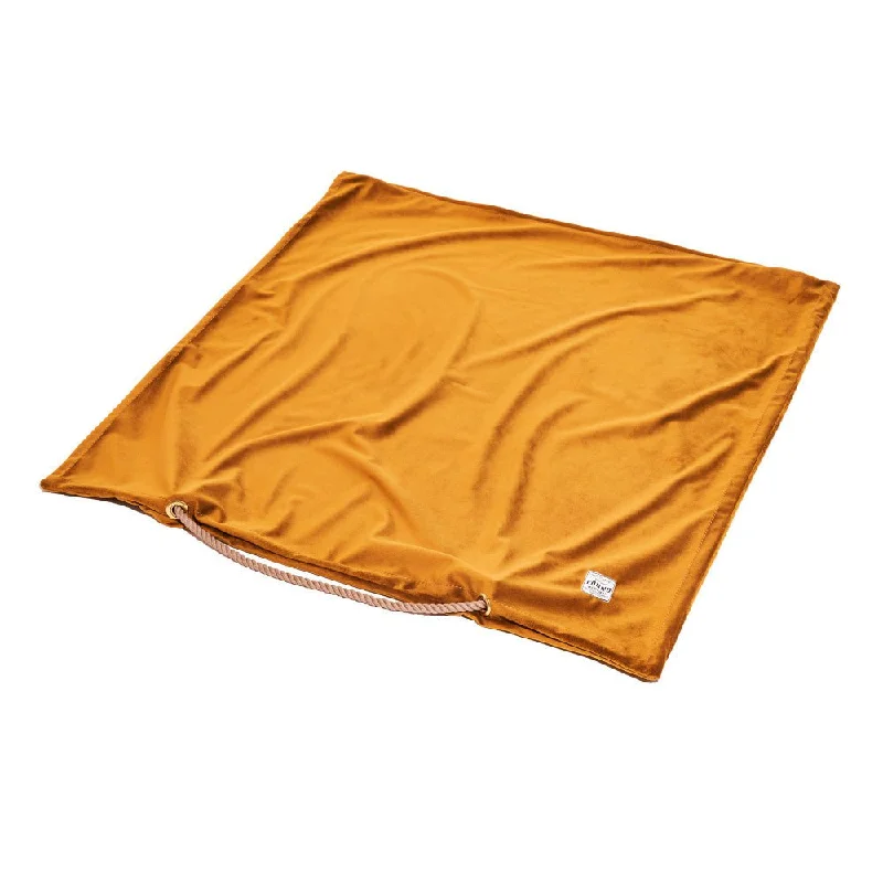 extra-soft dog sleeping bag Ochre Washable Velvet Dog Bed Cover