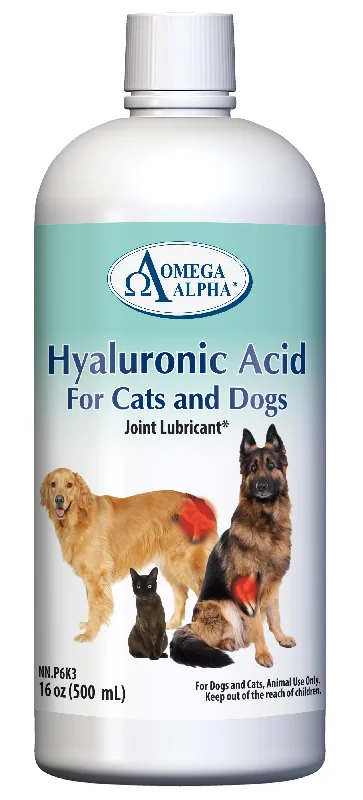 anti-scratch cat furniture protectors Omega Alpha Hyaluronic Acid Liquid Supplement for Dogs and Cats