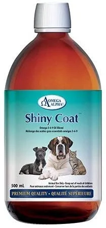 cat grooming gloves with deshedding Omega Alpha Shiny Coat
