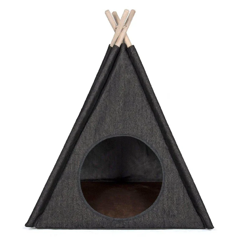 interactive dog toys for boredom P.L.A.Y. - Pet Teepee - Urban Denim mi look
