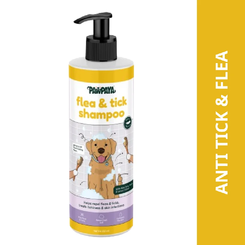 chew-proof parrot cage escape-proof Pawpaya Flea & Tick Shampoo for Dogs
