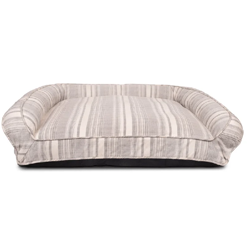 aquarium plant fertilizer liquid Pawpourri Vintage Sofa Striped Bed for Dogs (Grey)