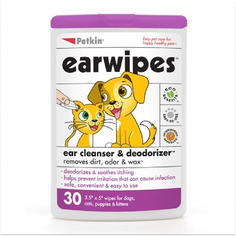 extra-durable scratching post for cats Petkin Ear Wipes for Dogs and Cats