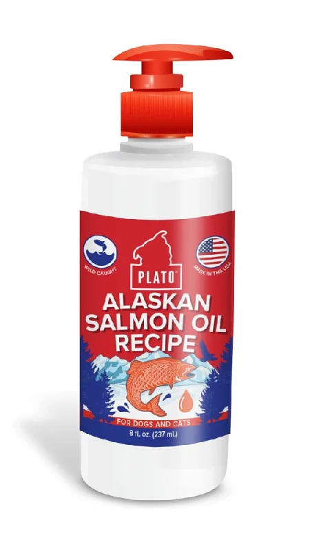 large breed dog food grain-free Plato Alaskan Salmon Oil Recipe Kibble Topper