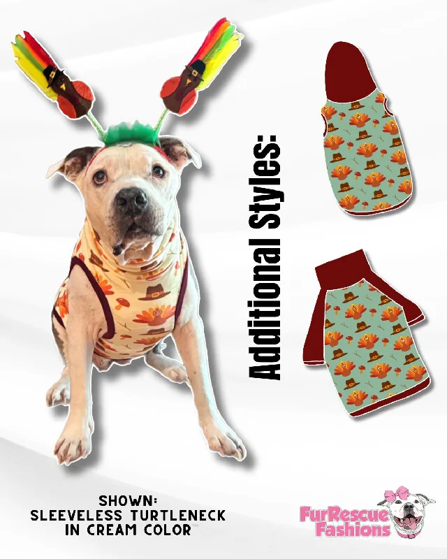 best dog travel crate airline approved Turkey Trot Dog Pajama with Burgundy Neck & Trim/Sleeves best dog travel crate airline approved Turkey Trot Dog Pajama with Burgundy Neck & Trim/Sleeves