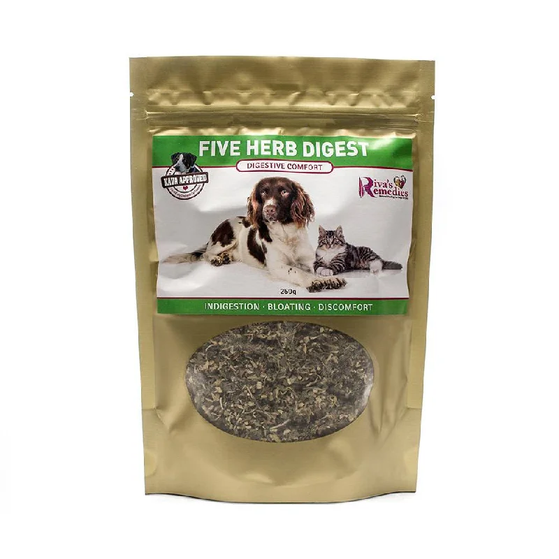 top-rated pet tracking GPS Riva's Remedies Five Herb Digest (Dog and Cat)