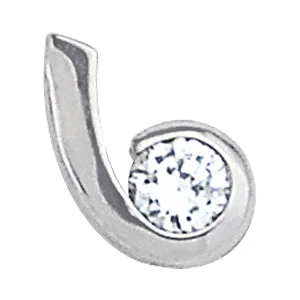 petite diamond promise ring Solitaire Diamond Pendant