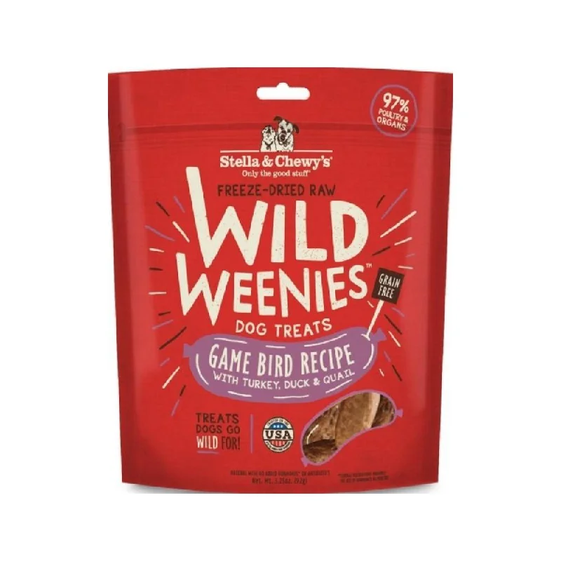 chew-resistant ferret hammock cozy Wild Weenies Game Bird Dog Treats