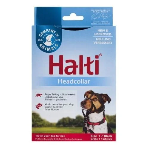 best dog belly band for incontinence Halti Black Headcollar for Dogs Size 1