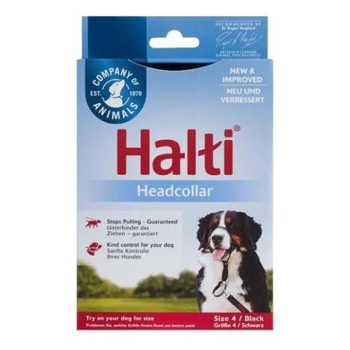 dog calming supplement natural Halti Black Headcollar for Dogs Size 4
