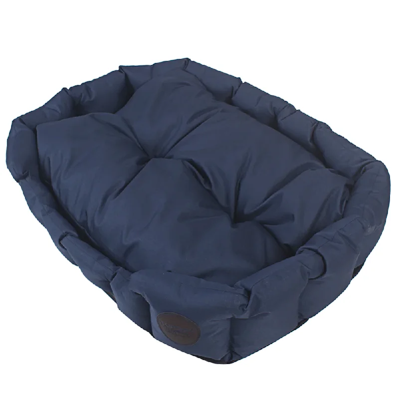 best bird cage cleaning spray TopDog Premium Ribstock Pro Oval Lounger Bed (Navy) (Get a Toy Free)