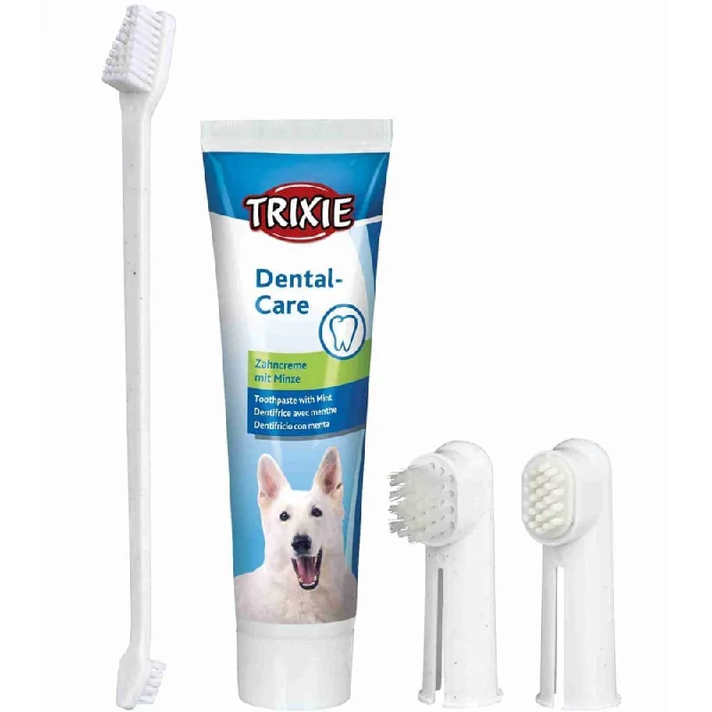 cat scratching post with catnip Trixie Dental Hygiene Kit for Dogs