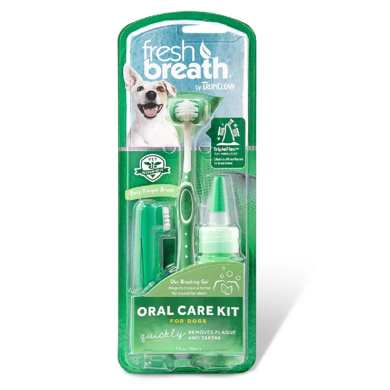 dog nail trimmer safety guard Tropiclean Fresh Breath Oral Dental Care Kit for Dogs