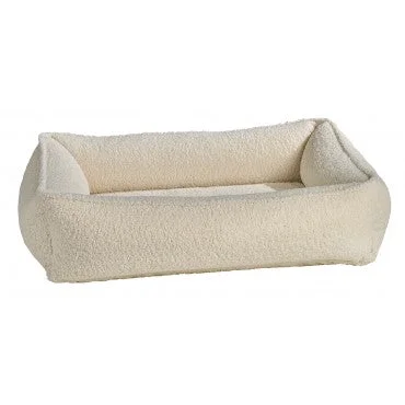 best slow feeder for giant dogs Urban Dog Bed: Ivory Sheepskin