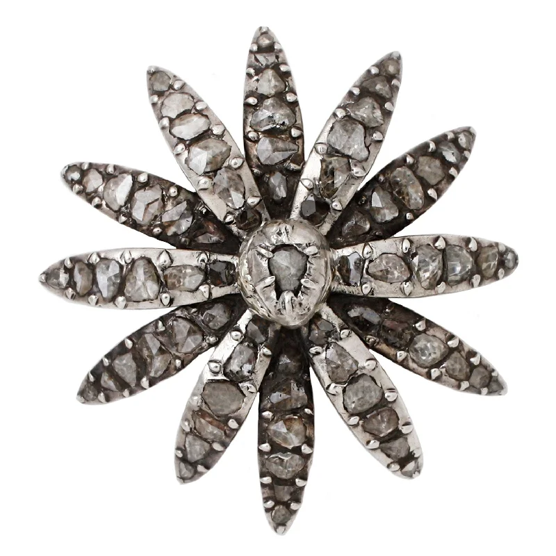 women’s leather wrap bracelet Georgian Flower Pendant
