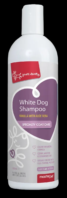 best dog cooling vest for summer YOURS DROOLLY WHITE DOG SHAMPOO 500ML