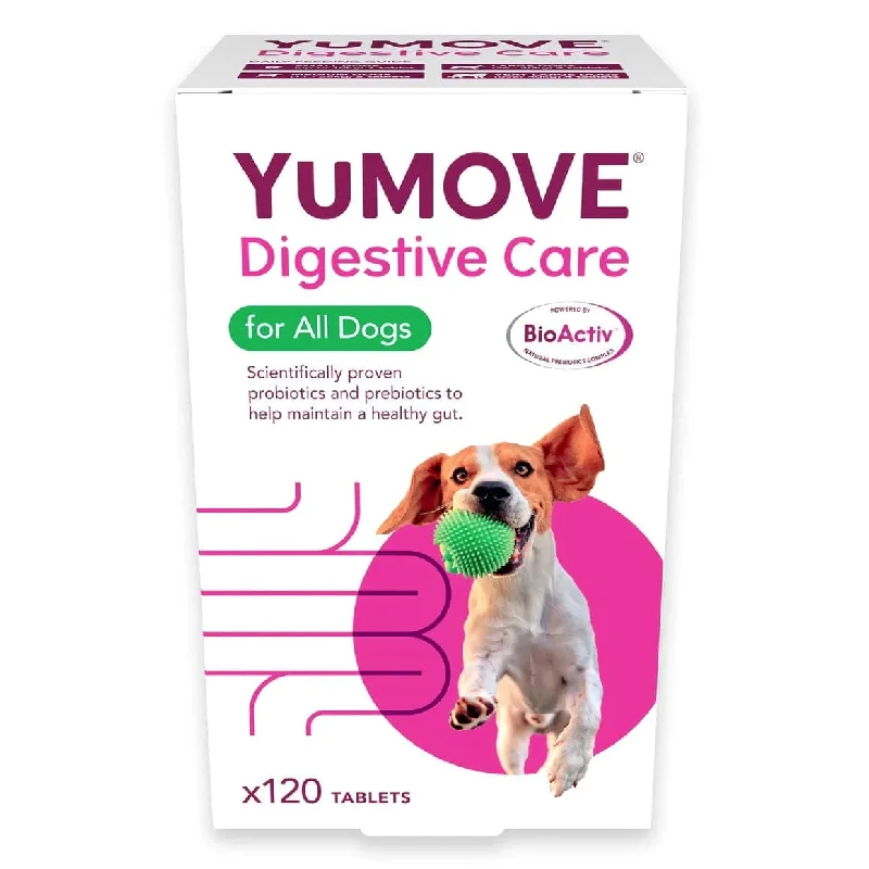 large dog collar with name tag YuMOVE Digestive Care Dog 120 Tablets