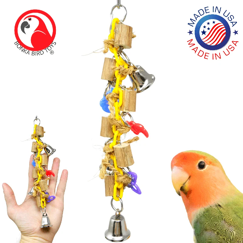 premium parrot foraging toys variety pack 1572 Wiggly Bell