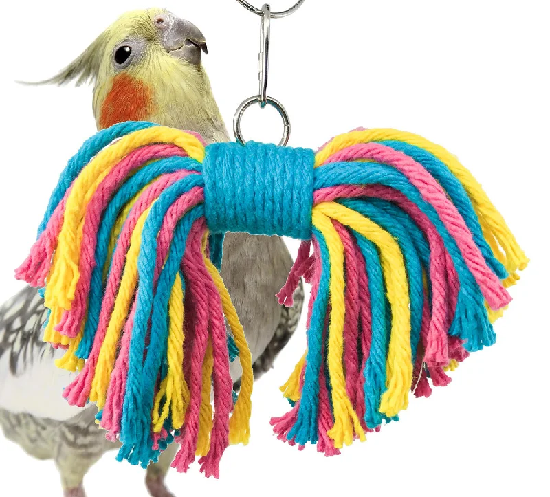 heavy-duty retractable dog leash 50067  Sweet Feet and Beak Large Birdie Bow Tie