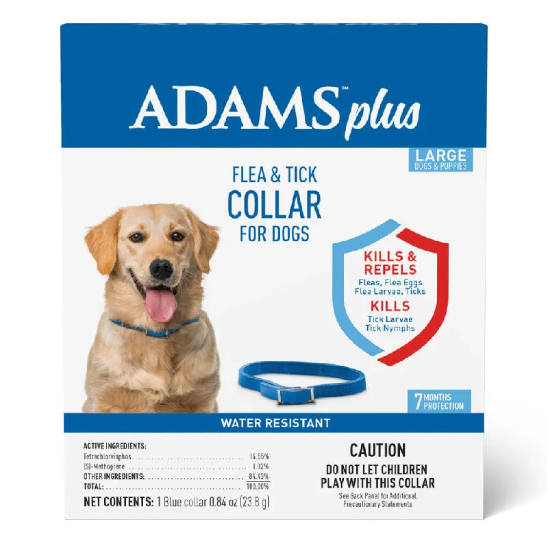 automatic pet feeder with timer Adams Plus Flea and Tick Collar for Large Dogs
