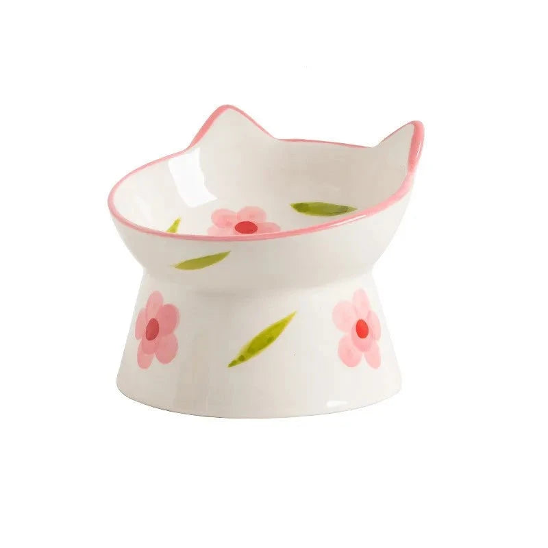 ceramic slow feeder bowl for dogs Adorable Cat Dinner Bowl