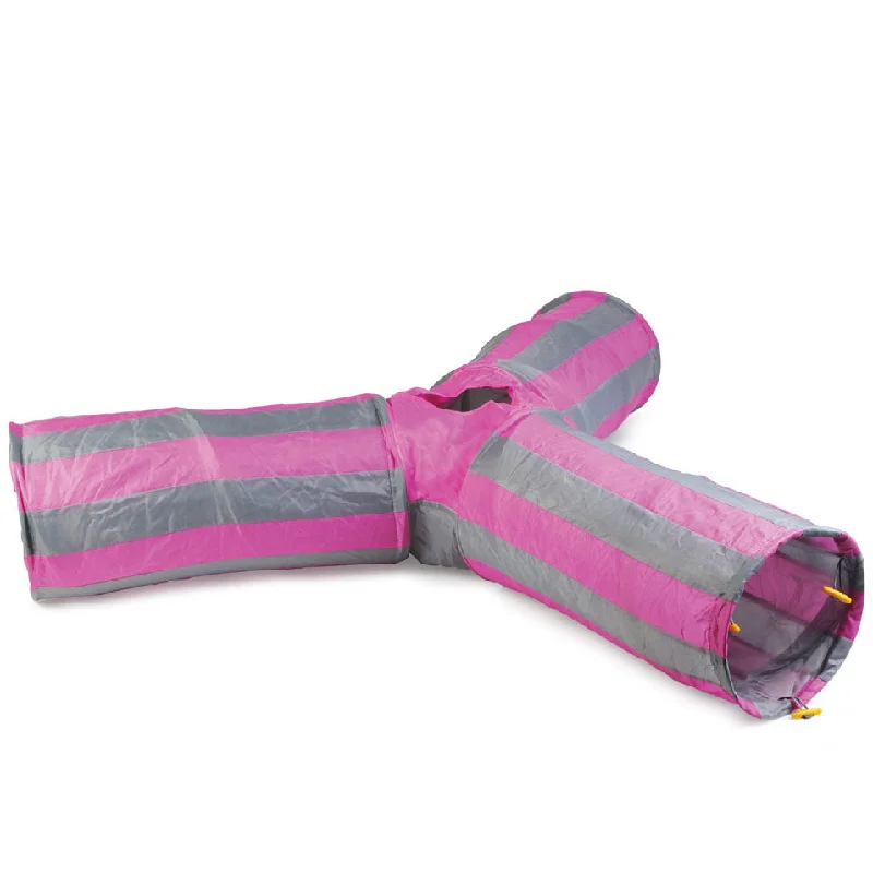 retractable dog lead extra strong Ancol Super Cat Play Tunnel YShape