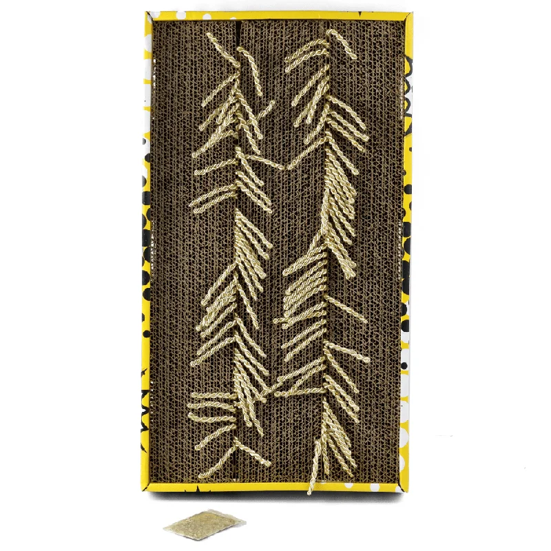 best natural flea shampoo for dogs Fofos Comic String Scratcher Toy for Cats