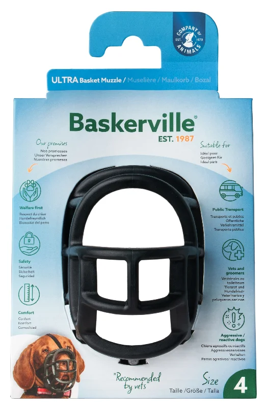 catnip-infused scratch pad Baskerville Ultra Basket Muzzle Size 4