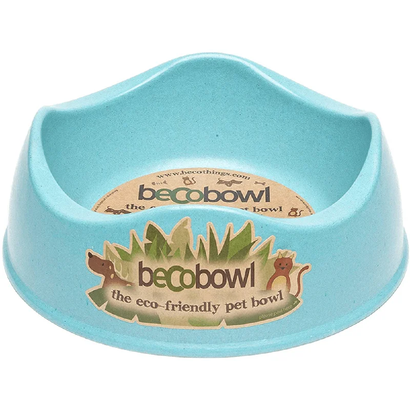 bird feeder pole squirrel-proof Beco Bowl for Dogs (Blue)