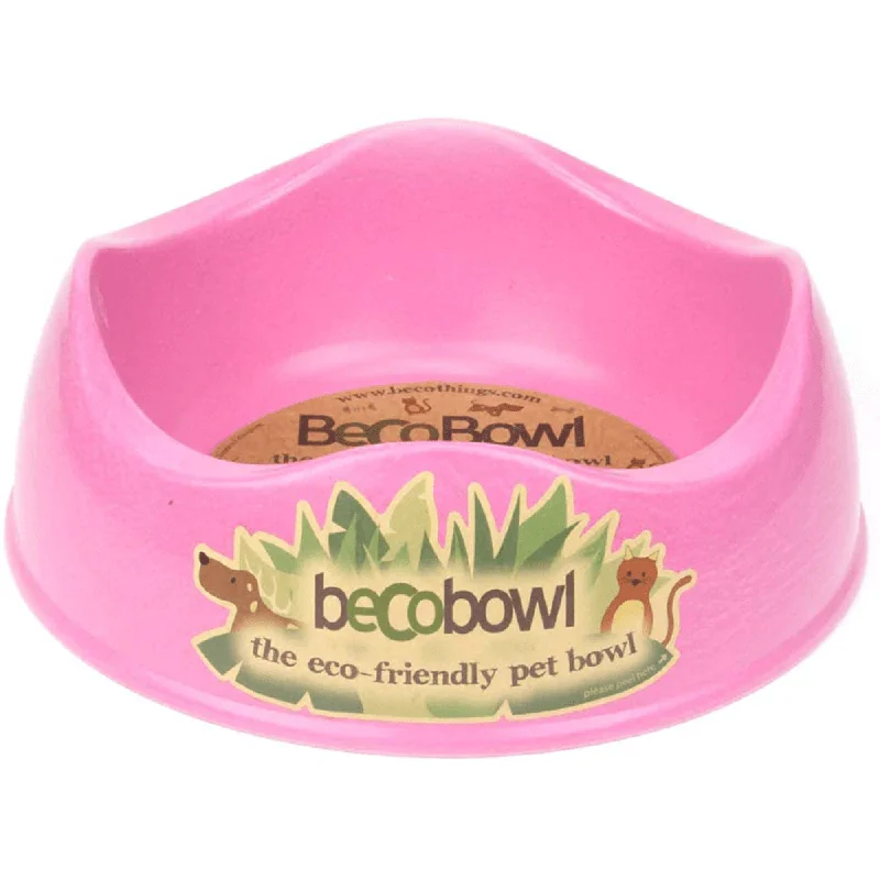 waterproof dog rain boots reflective Beco Bowl for Dogs (Pink)
