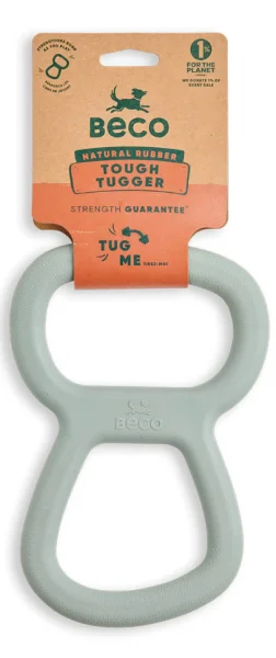 best dog brushes for shedding Beco Tough Tugger Green
