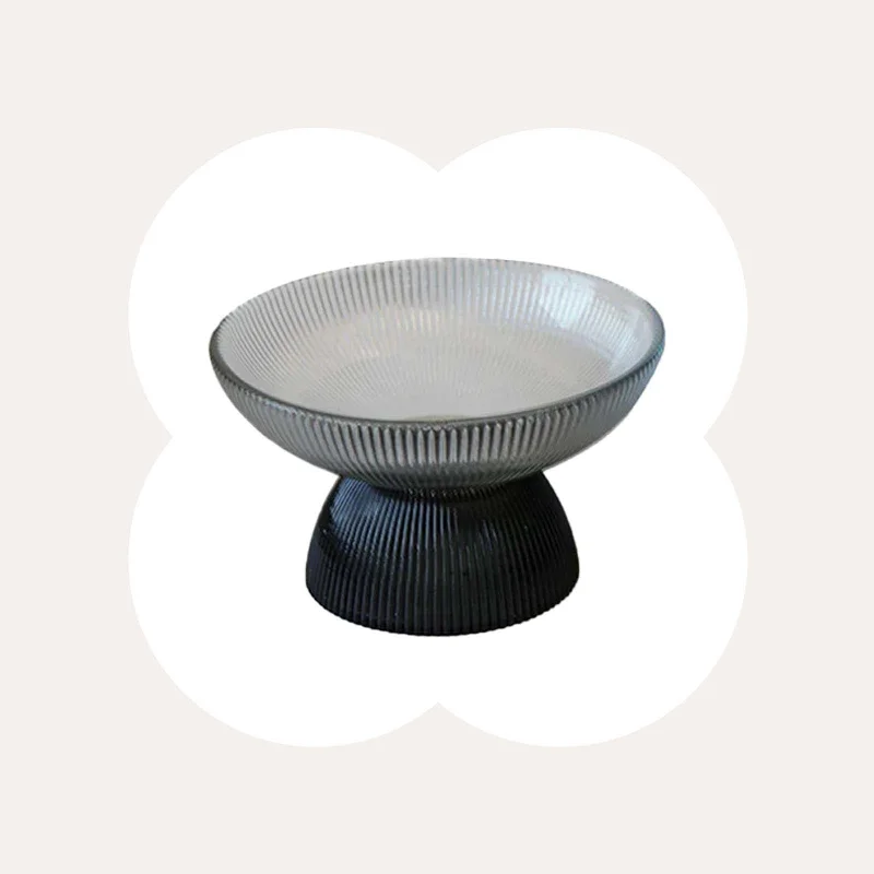 anti-anxiety pet calming vest Black Cat Glass Bowl