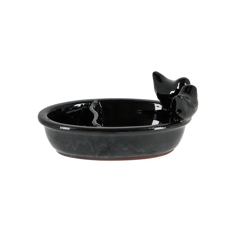 best hamster travel cage lightweight Black Ceramic Food & Drink Bowl