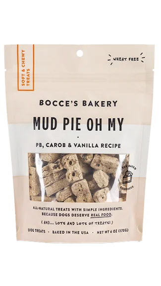 premium fish tank divider transparent Bocce's Bakery Soft & Chewy Treats: Mud Pie Oh My