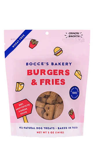 best reptile calcium supplement powder Bocce's Bakery Crunchy Biscuits: Burgers & Fries